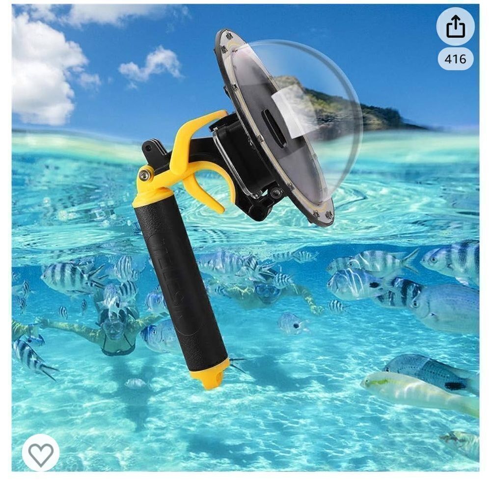 GoPro Dome Port, GoPro Accessories for Dome GoPro Hero 5 6 7 2018 Black